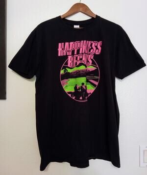 Jonas Brothers Happiness Begins Tour 2019 Dates Concert T-Shirt Neon Color SZ XL